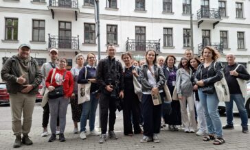 Uczestnicy spaceru