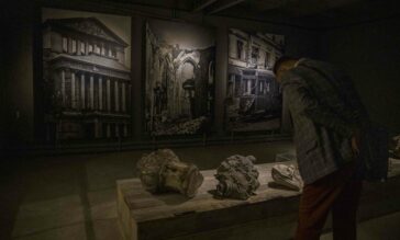 Sala poświęcona Planowi Pabsta i wojennym zniszczeniom Warszawy w Muzeum Żołnierzy Wyklętych i Więźniów Politycznych PRL.