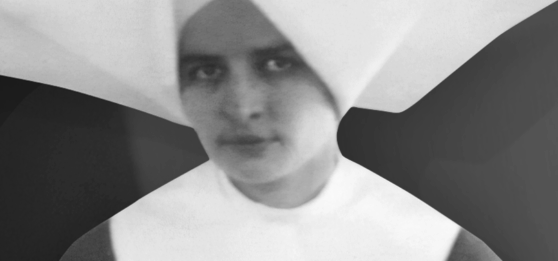 Siostra Izabela Łuszczkiewicz w habicie zakonnym.