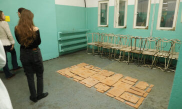 Wystawa młodych twórców, fragment ekspozycji.