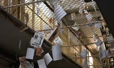 Otwarcie wystawy „Wolność jest w nas” poświęconej czasom stanu wojennego – fragment ekspozycji.